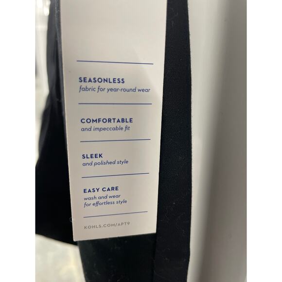 Apt. 9 Torie Midrise Shorts Black Size 10 - Picture 4 of 7